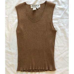 Joseph A. Metallic Tank Top